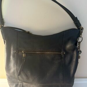 The Sak Black Leather Hobo Bag